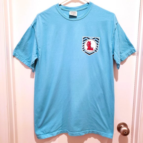 Other - Ole Miss Rebels Gosh Almighty Hotty Toddy T Shirt Blue Medium